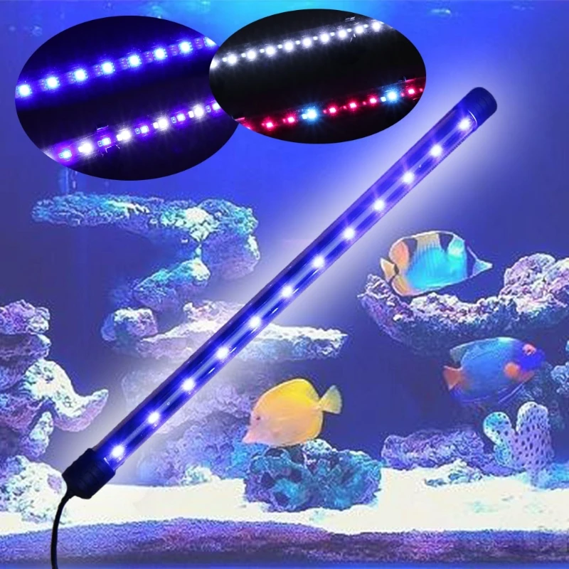 2.4W Submersible Waterproof Aquarium Fish Tank LED Light Bar 30cm EU