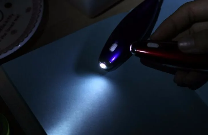 10 шт./лот Многофункциональный Шариковая ручка с Бумага для заметок и свет