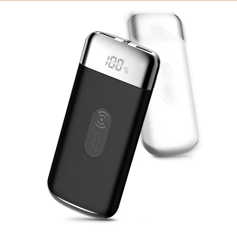 HOT SALE Double USB QI Wireless Charger Power Bank 10000mah Wireless Charger for IPhone 8 8plus X Millet External Battery HOT SALE Double USB QI Wireless Charger Power Bank 10000mah Wireless Charger for IPhone 8 8plus X Millet External Battery