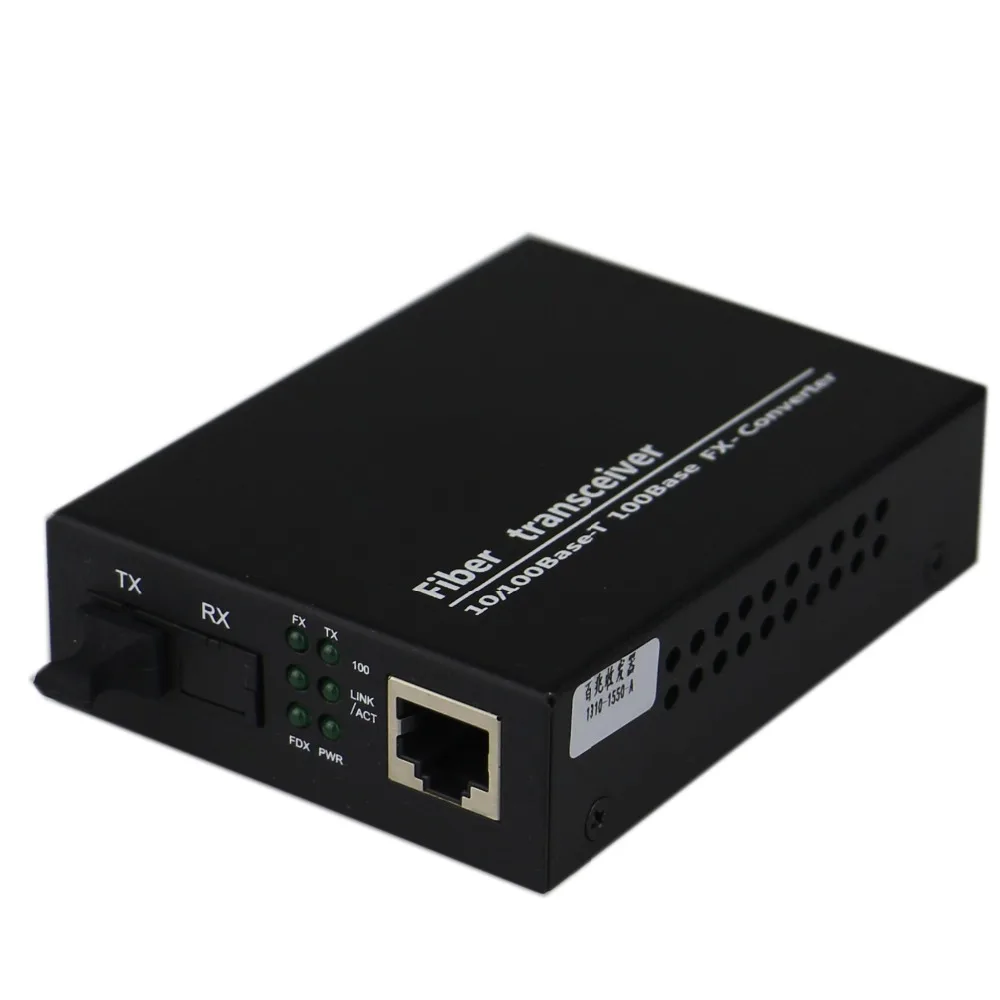 Fiber Optical Communication Equipment 10/100M Media Converter Fast Ethernet fiber optic transceivers 100Mbps SC port 25KM Fiber Optical Communication Equipment 10/100M Media Converter Fast Ethernet fiber optic transceivers 100Mbps SC port 25KM