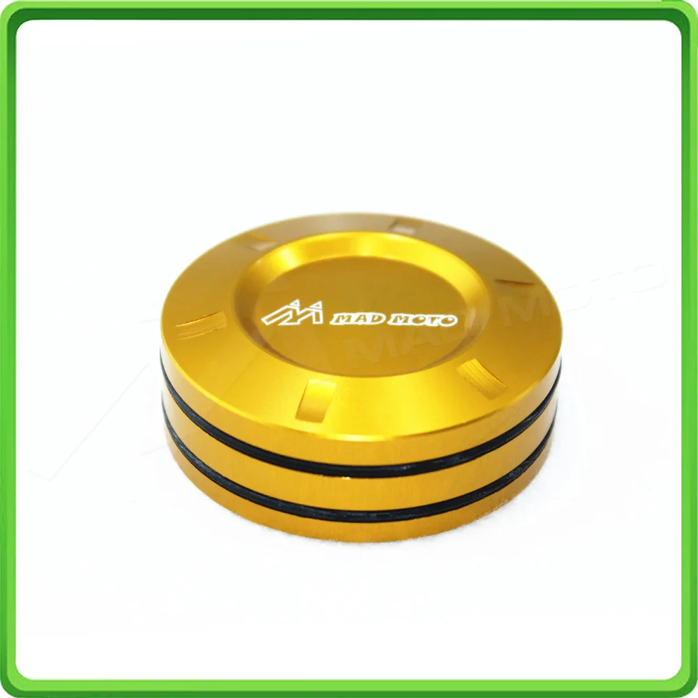 

CNC Rear Brake master cylinder fluid Reservoir Cover Cap For 2013 2014 2015 2016 BMW R1200GS / ADV Adventure Water-Cooled Gold