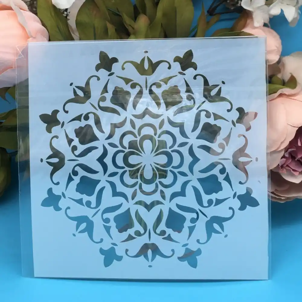 DIY Layering Stencils Painting Scrapbook Coloring Album Decorative Card Template