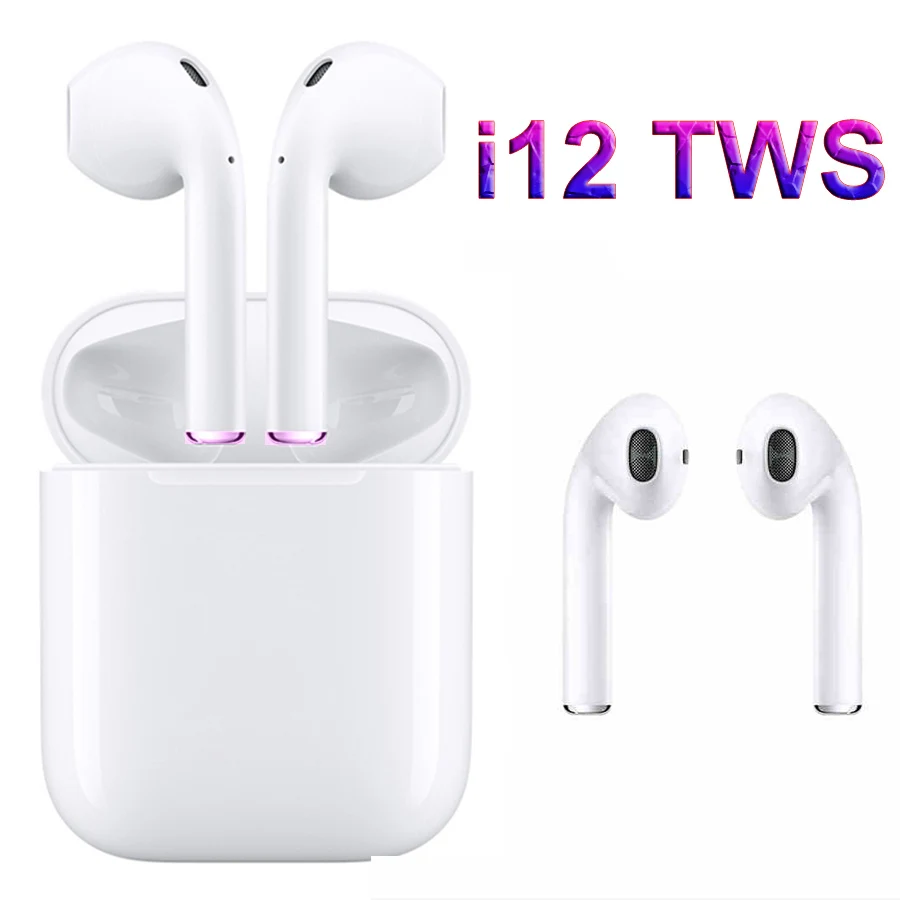 2019 NEW i12 TWS Wireless Headphones Bluetooth 5.0 Earphones Sport