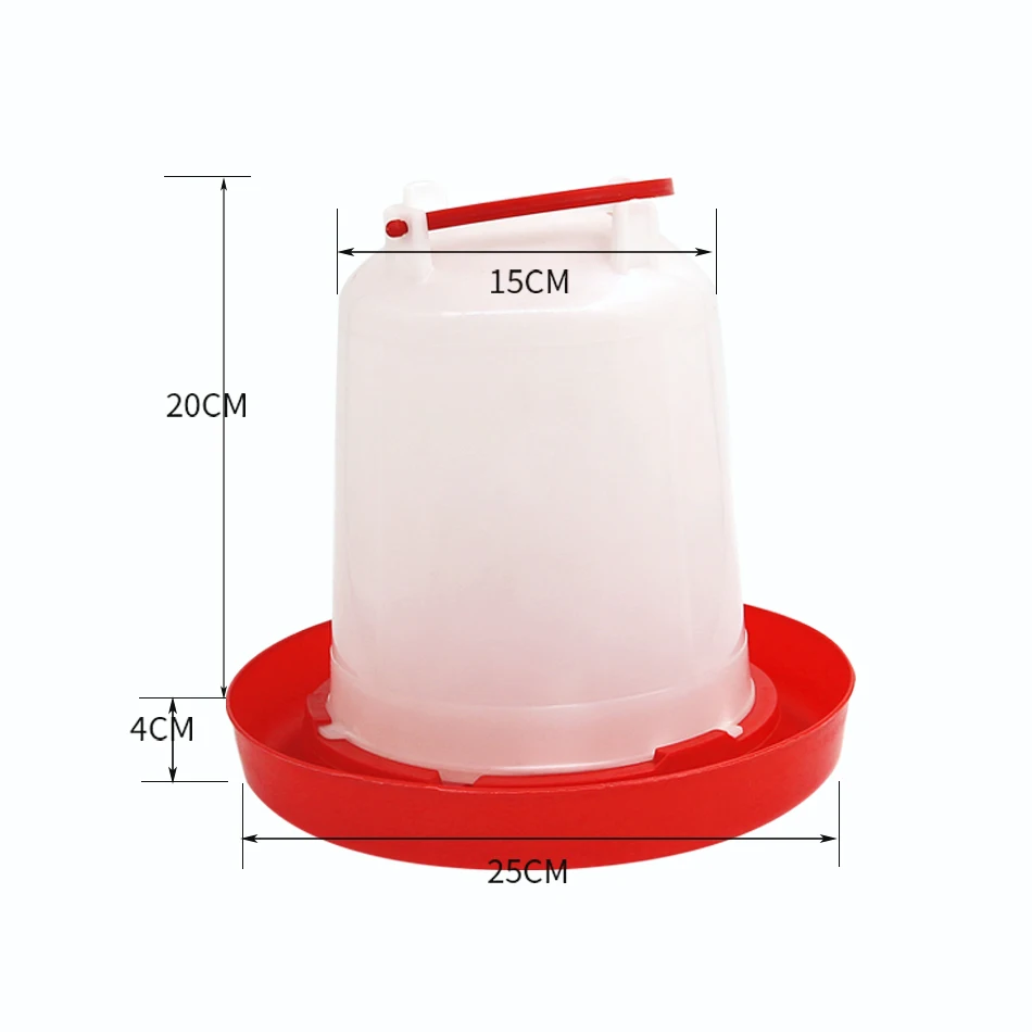

1L 2L 3L chicken drinker bowl chicken house plastic water drinking bowl for chicken Coop farming equipment