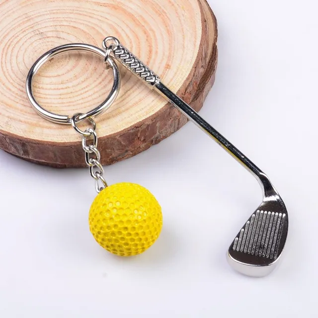 1 piece golf keychain cute key ring for women golf club key chain