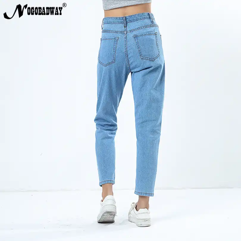 mid waist boyfriend jeans