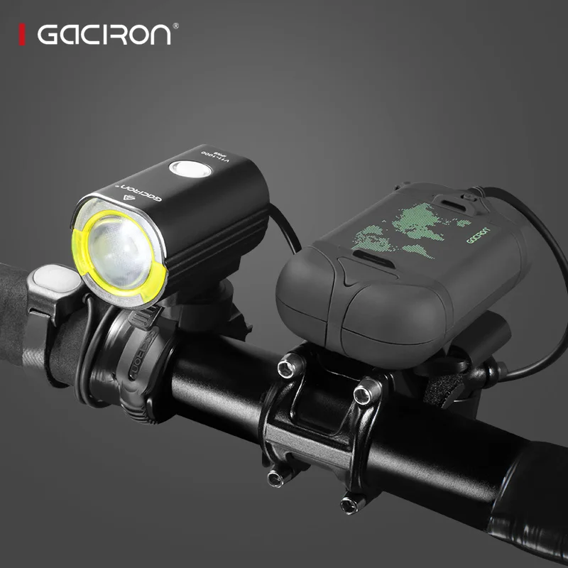 Sale Gaciron V11 Split Type Bicycle Headlight for Race IPX6 Waterproof 1000 Lumens Bicycle Light Front Bicycle Accessories 2