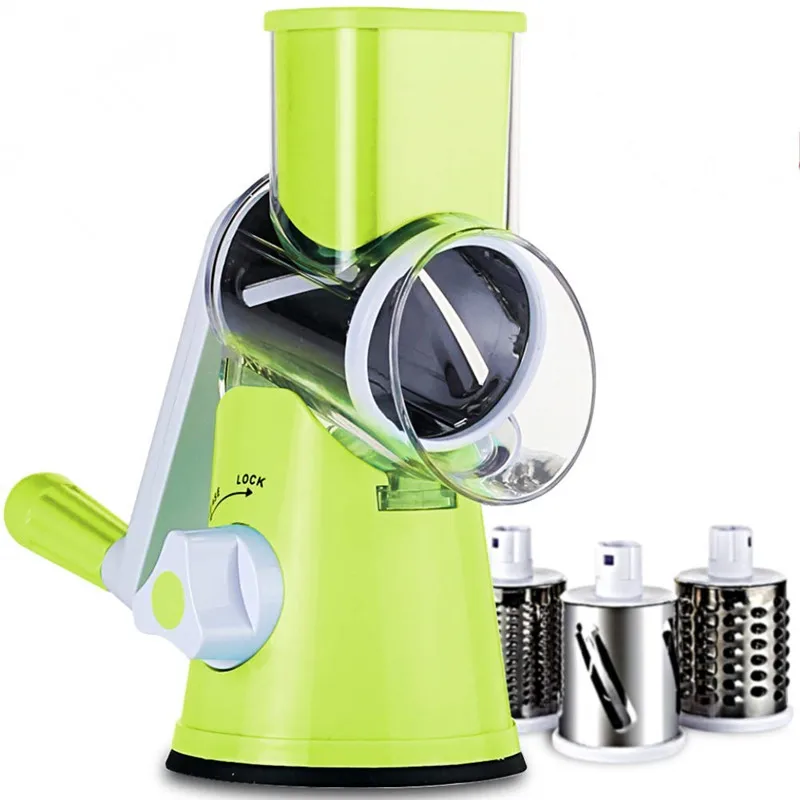 

Multifunction Chopper Manual Rotating Grater Vegetable Fruit Cutter Kitchen Gadgets Tools Slicer Cauliflower Nut Chopper