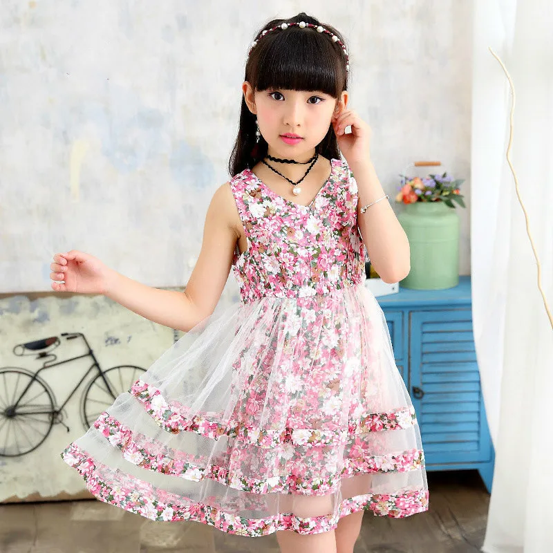

Girls Dress Evening Wedding Dress For Girl Kids Flower Toddler Summer Clothing Princess Baby Clothes Tutu Baby Children's Party