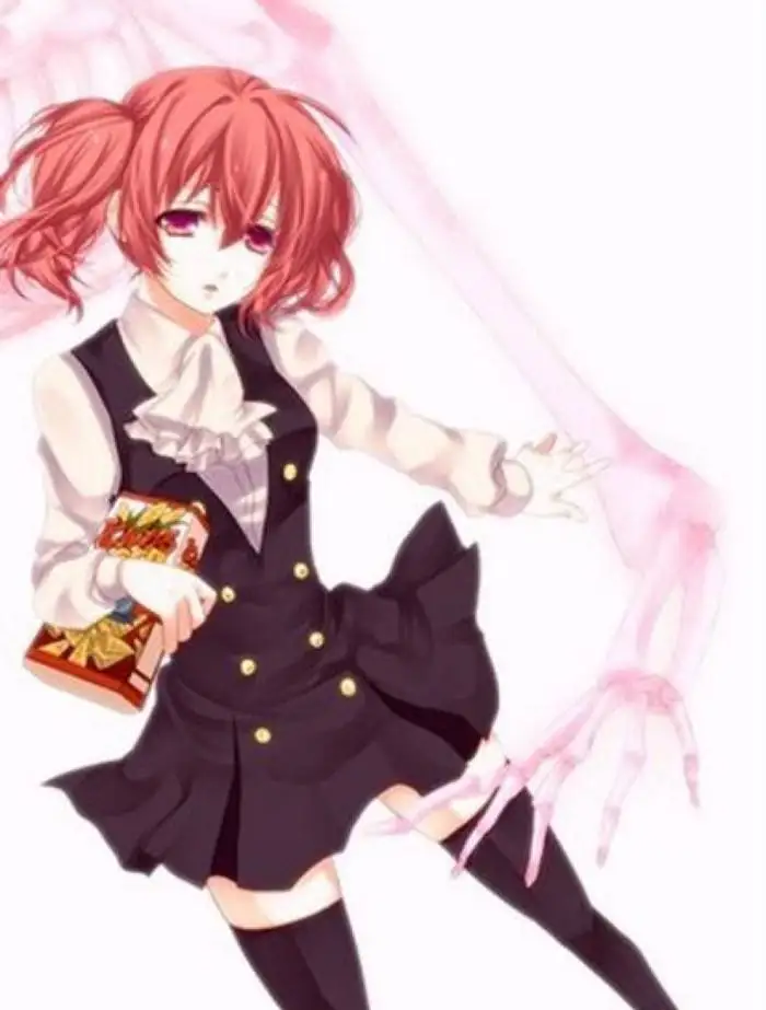 Парик для косплея аниме Inu X Boku SS Roromiya Karuta с двумя кристаллами конский хвост
