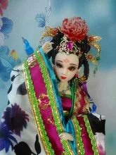 35cm Handmade Traditional Chinese Dolls Ancient Costume Doll 12 Jointed Doll Bjd 1/6 Princess Dolls Girls Toys Gifts