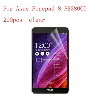 

Transparent Tablet LCD film Screen Protector for Asus Fonepad 8 FE380CG 9H Anti-scratch without retail packing 200pcs/lot
