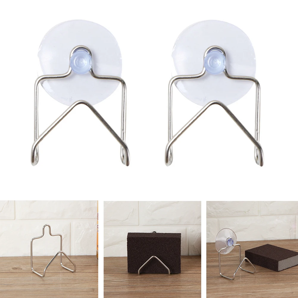 

Multipurpose Suction Cup Anti Bacteria Home Non Slip Stainless Steel Hanging Decorative Kitchen Tool Drain Rack Organizer