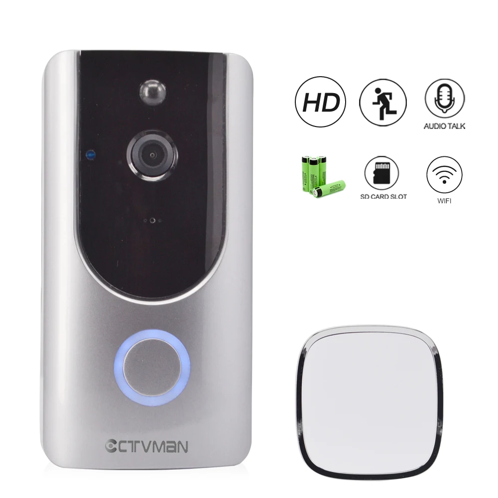 CTVMAN Wifi Doorbell Camera Video Door Phone Doorbells For