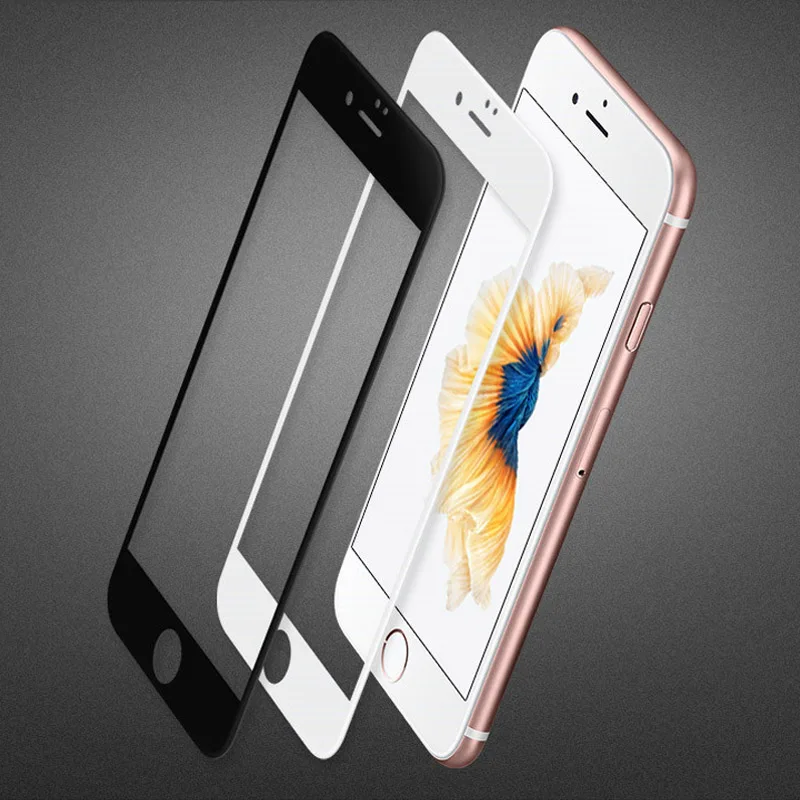 

Full Screen Protection Tempered Glass For iPhone 8 7 X XS XR XS Max 6S Plus 7 Plus 8 Plus Screen Protector Film Explosion Proof