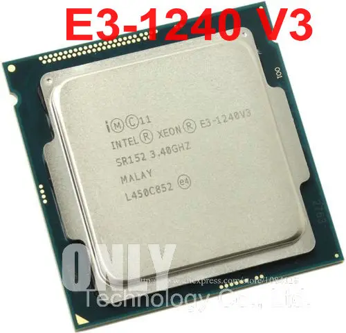 INTEL XEON E3-1240V3 3,40 ГГц четырехъядерный 8 Мб SmartCache E3-1240 V3 DDR3 DDR3L 1600 МГц FCLGA1150 TPD 80 Вт Гарантия 1 год