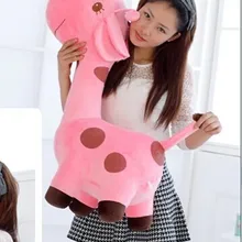 Чучело 85 см розовый жираф плюшевые игрушки куклы бросить подушку подарок w2008