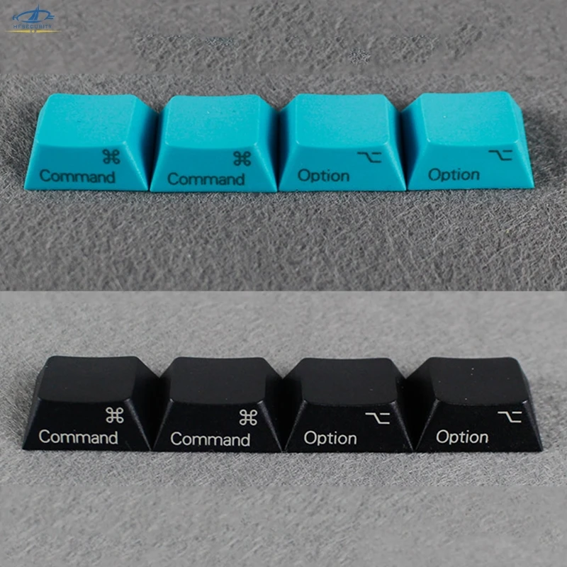 

[HFSECURITY] 4pcs/lot DIY Orignal Hight Keycaps For Macbook R1 - 1.25x PBT Laser Carving Side Letter Command Option KeyCaps