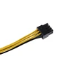 Кабель адаптера питания PCI Express PCIE, черный, красный, 6-8 контактов, Графическая карта, 10 см, для ПК, Прямая поставка ► Фото 3/6