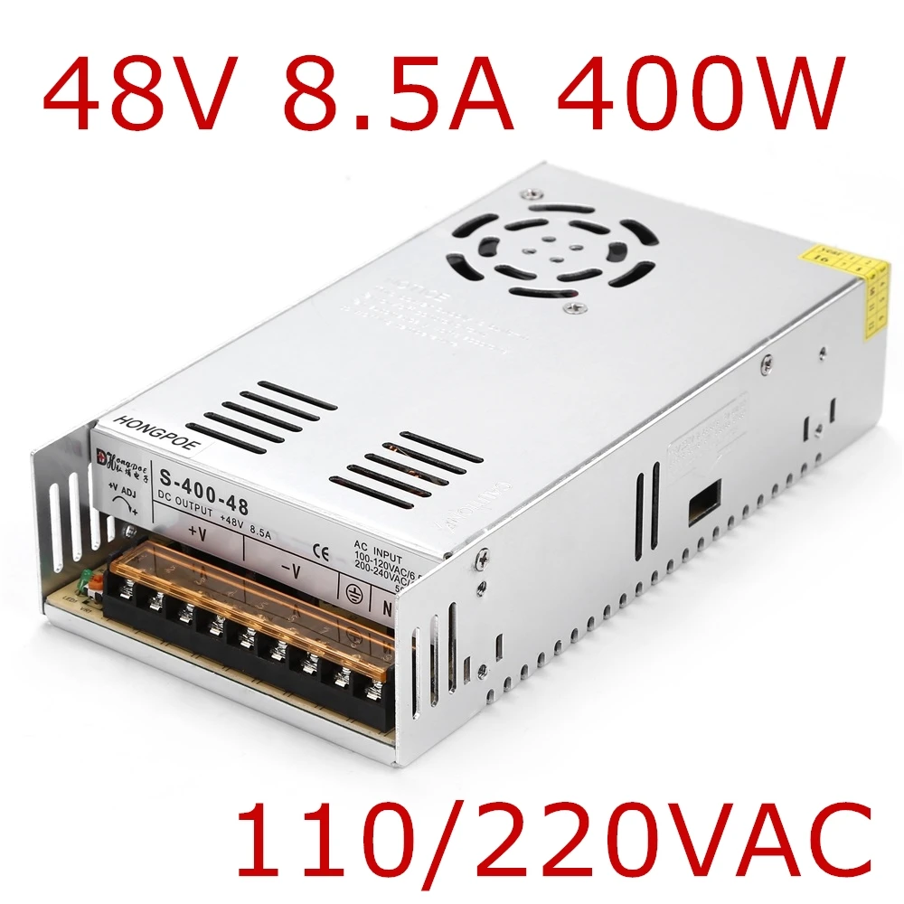 Best quality 48V 8.3A 400W Switching Power Supply Driver for CCTV camera LED Strip AC 100-240V Input to DC 48V Best quality 48V 8.3A 400W Switching Power Supply Driver for CCTV camera LED Strip AC 100-240V Input to DC 48V