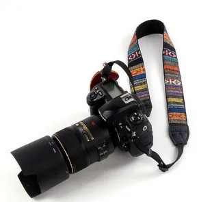 Наплечный шейный ремешок в стиле ретро для камеры Canon Nikon 6D 5diii 7D 60D 70D 80D 100D 1200D 600D 650D