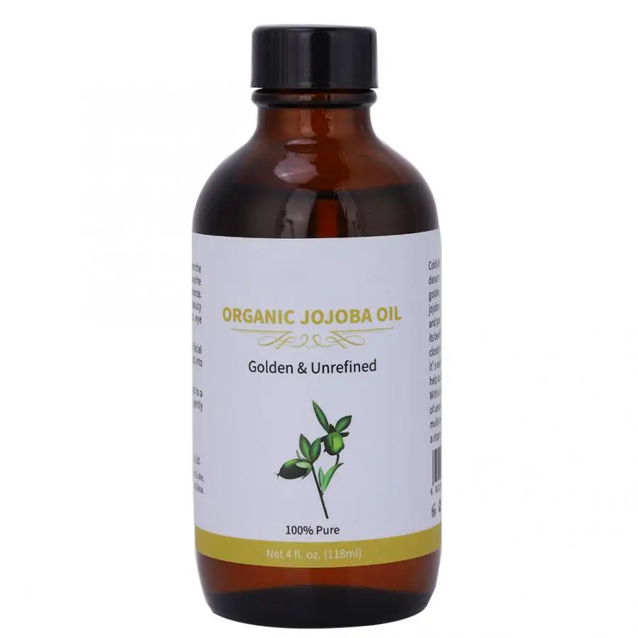 

118ml Natural Organic Jojoba Oil Moisturizing Pure Unrefined Hair Skin Care Oil