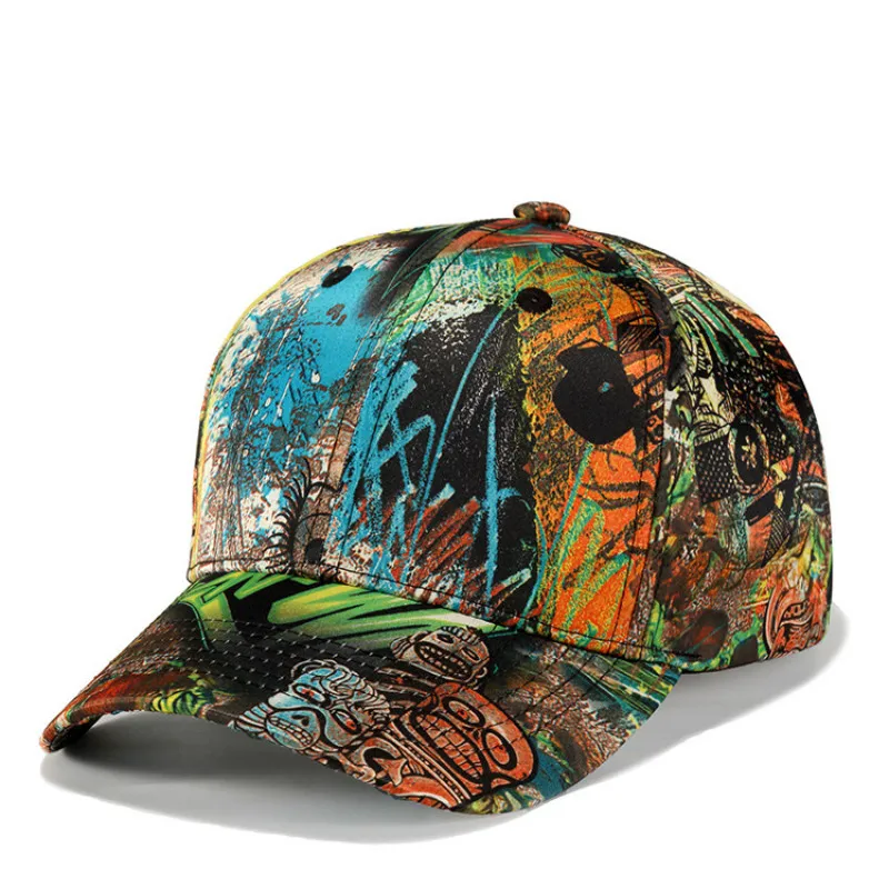 

2019 GRAFFITI Baseball Cap for Men Women Hip Hop Hat Rap Singer Dancer Performer Artist Harajuku Casquette