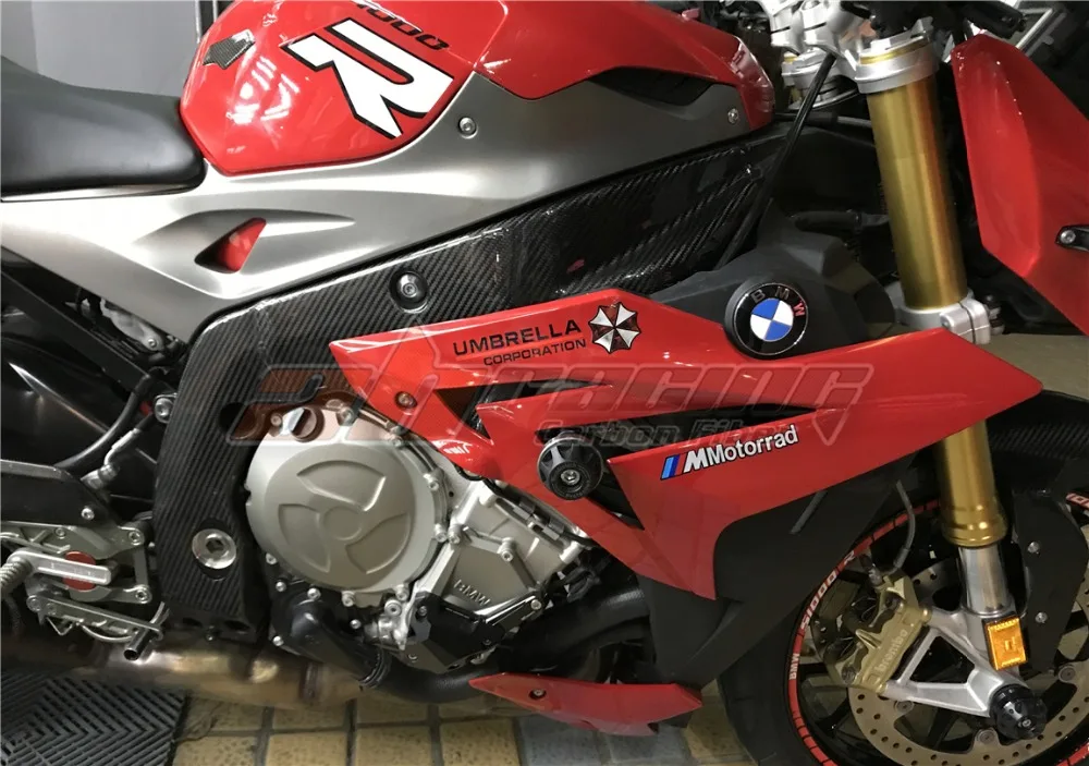 Каркасные Чехлы для BMW S1000R полностью из углеродного волокна,, саржа