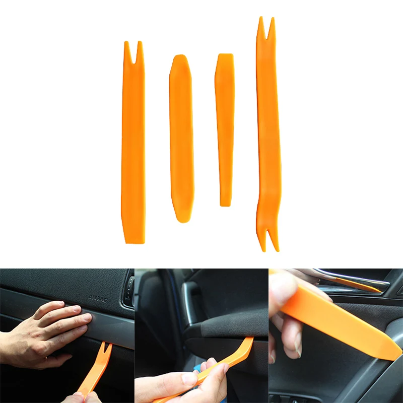 

4PCS/Set Car-styling Pry Installer Removal Trim Audio Car Radio Door Panel Cockpit Tools for Car Accessories