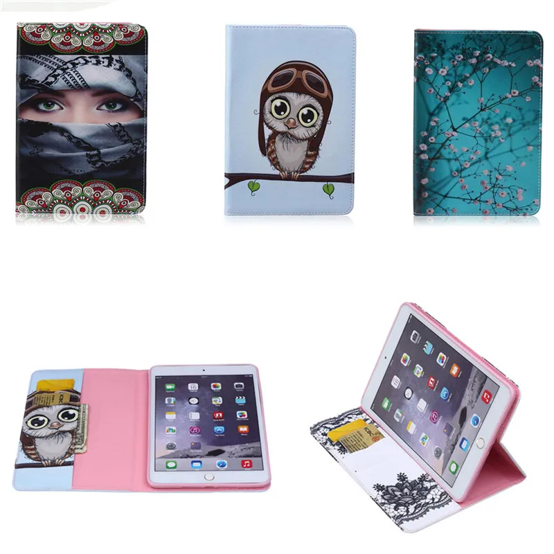 

BF Hot sale Cute Case For iPad mini 1/2 mini 3 Cover Stand Tablet Designer Fashion PU Leather Cover For Apple iPad mini3 Case