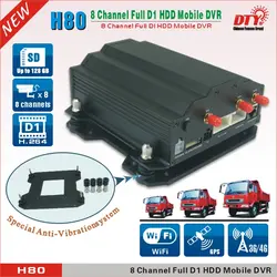 H.264 8ch DVR, жесткий диск такси автобус Мобильный автомобиля 3G GPS MDVR, h80-3G