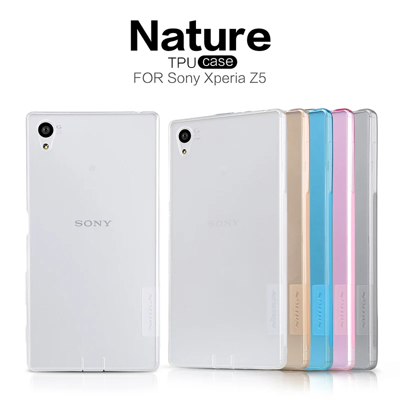Оригинал NILLKIN ТПУ чехол для Sony Xperia Z5 природы ультра тонкий прозрачный |