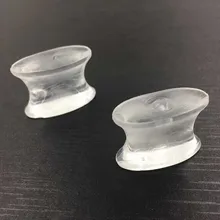 1 пара Силиконовый гелевый разделитель для пальцев ног вальгусная деформация боли и коррекция разделитель для ноги инструмент для ухода