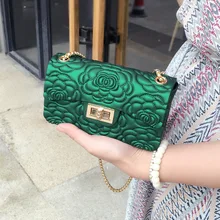 Сумки через плечо для женщин решетки цепи сумки женские кожаные сумки 70 шт./партия