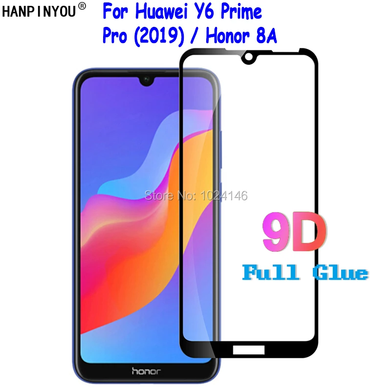 Для Huawei Y6 Prime Pro (2019) / Honor 8A 5D 6D 9D полное покрытие закаленное стекло защита экрана