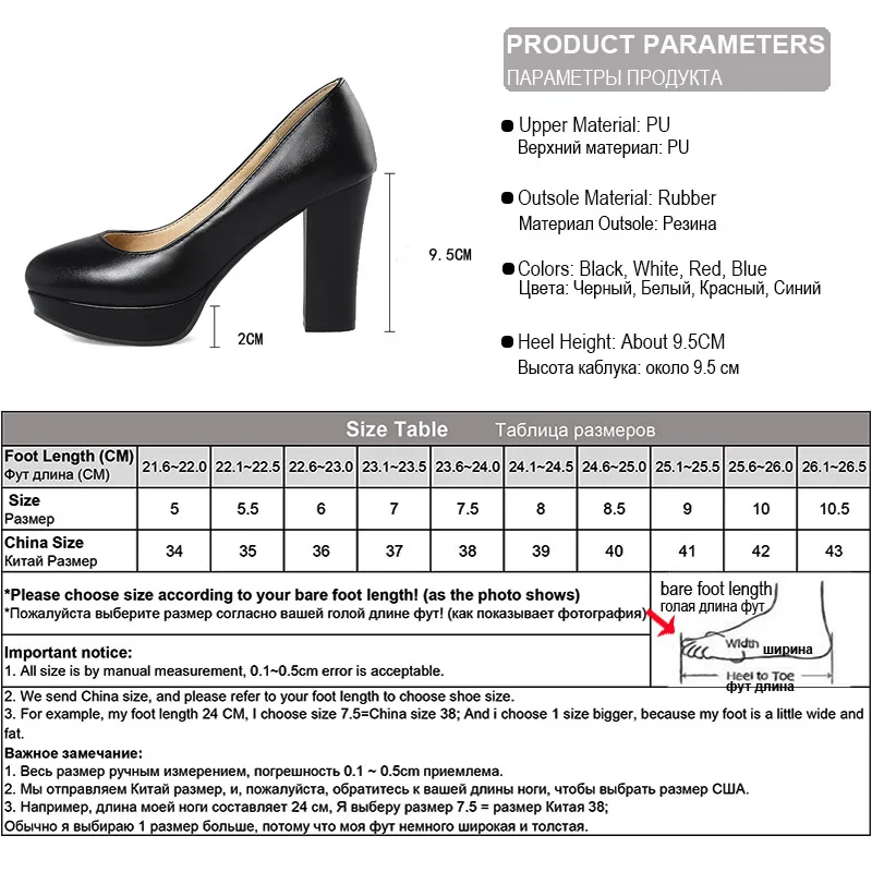 Phoentin zapatos de plataforma tacones altos zapatos de tacón
