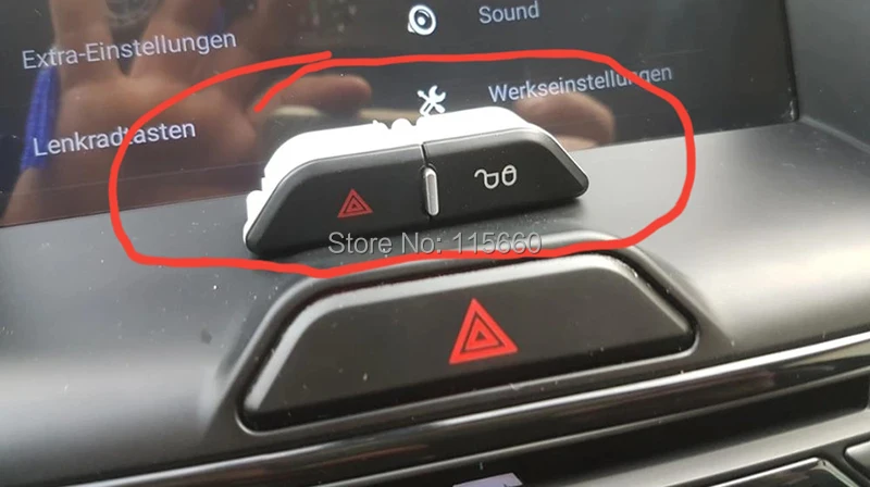 Focus with Emergency light button A