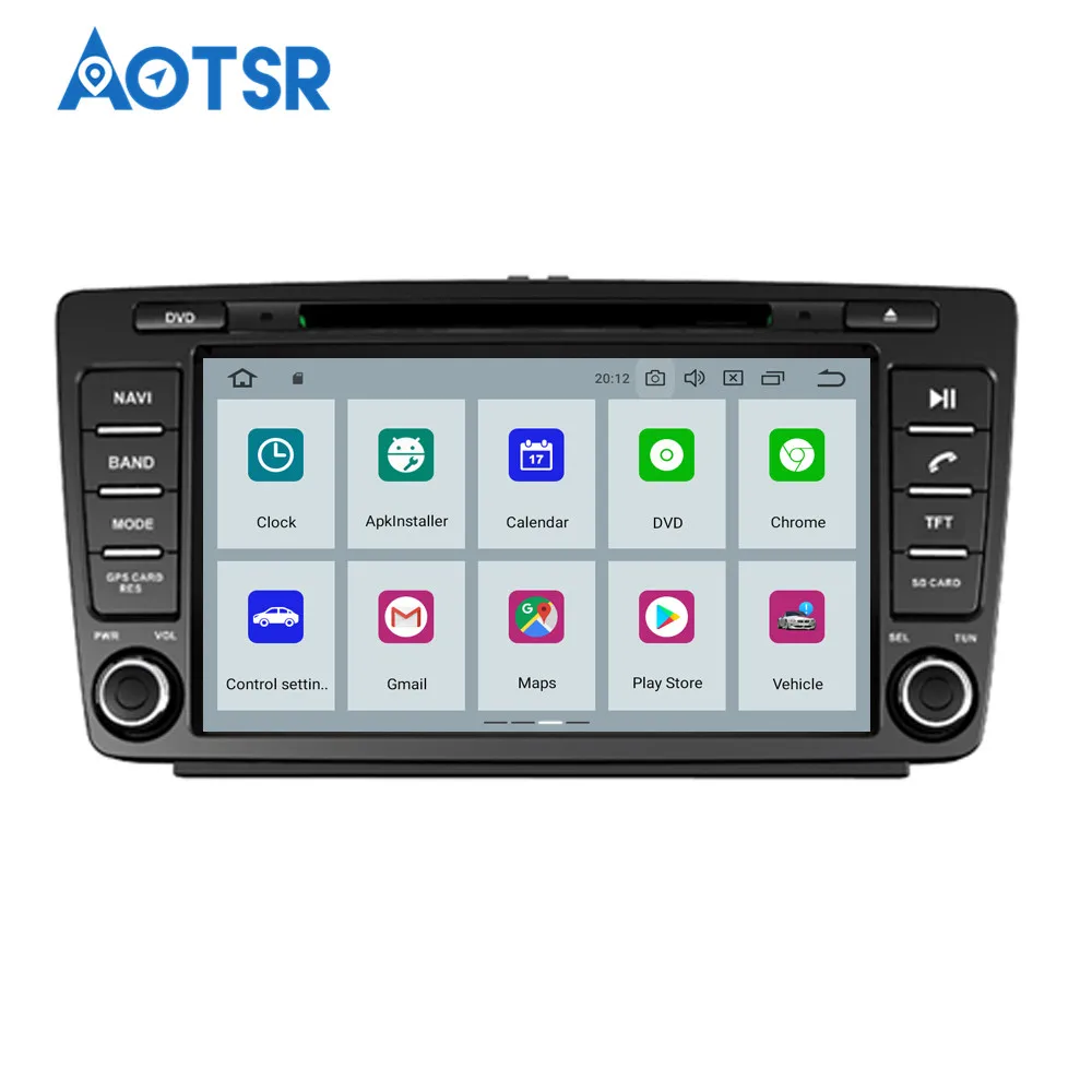 Автомагнитола 2 din Android 9 0 4 + 32 ГБ мультимедийный DVD плеер для Skoda Octavia 2008 2009 2010 2015 GPS
