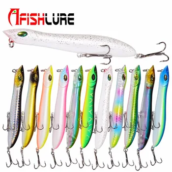 

Hard Lure 106mm/10g Fishing Lure Snake Head Popper Bait with Ball Plastic Baits Lure Fishing Peche Iscas Artificial Para Pesca