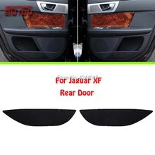 Для Jaguar XF Автомобильная Внутренняя крышка двери Защита от царапин декоративные накладки автомобиля стикер 4 шт