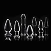 1Pc Glass Anal Butt Plugs Crystal Dildos Beads Ball Erotic Stimulator Fake Penis Female Masturbate Sex Toys for Couples 1