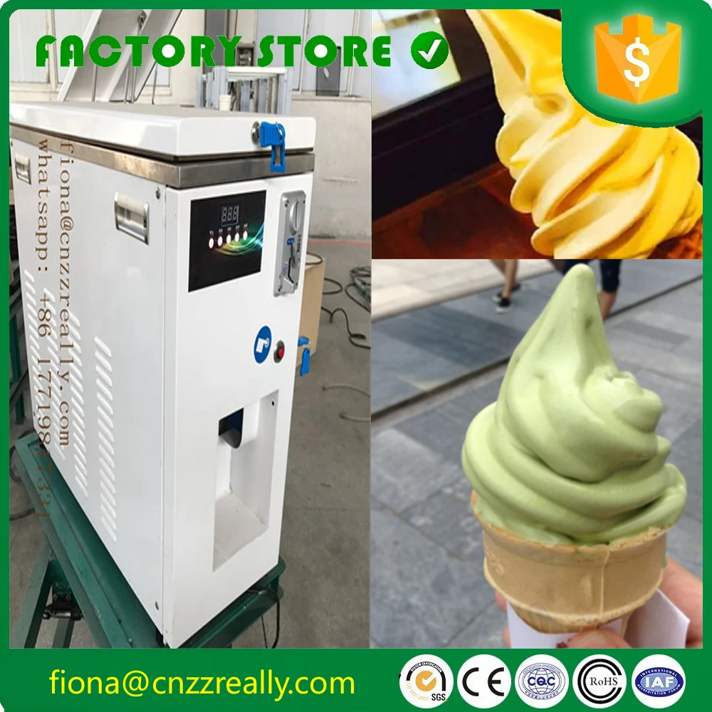 Buy Aliexpress golden supplier ice cream vending machine soft ice cream vending