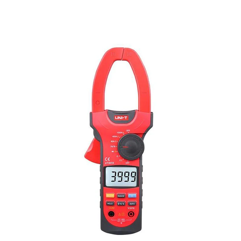 

UNI-T UT207A UT208A UT209A 1000A AC DC Digital Clamp Meter Auto Range Frequency Measure Multimeters Auto Range Capactance Res