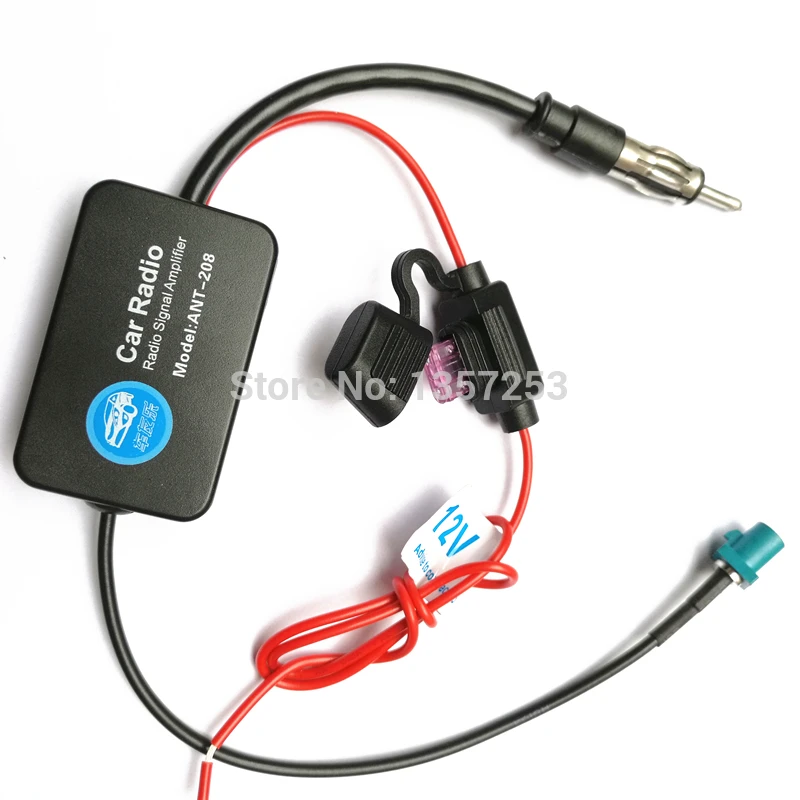 ANT-208 Car Radio Signal Amplifier Auto Antenna Booster 12V for Volkswagen