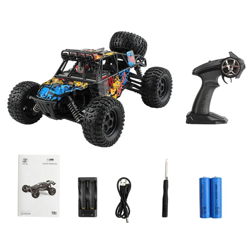 

High-Speed Running 1/16 2.4G 4WD 40km/H RC Car With Independent Suspension System Stable Running Monster Truck Toys Kids Gifts