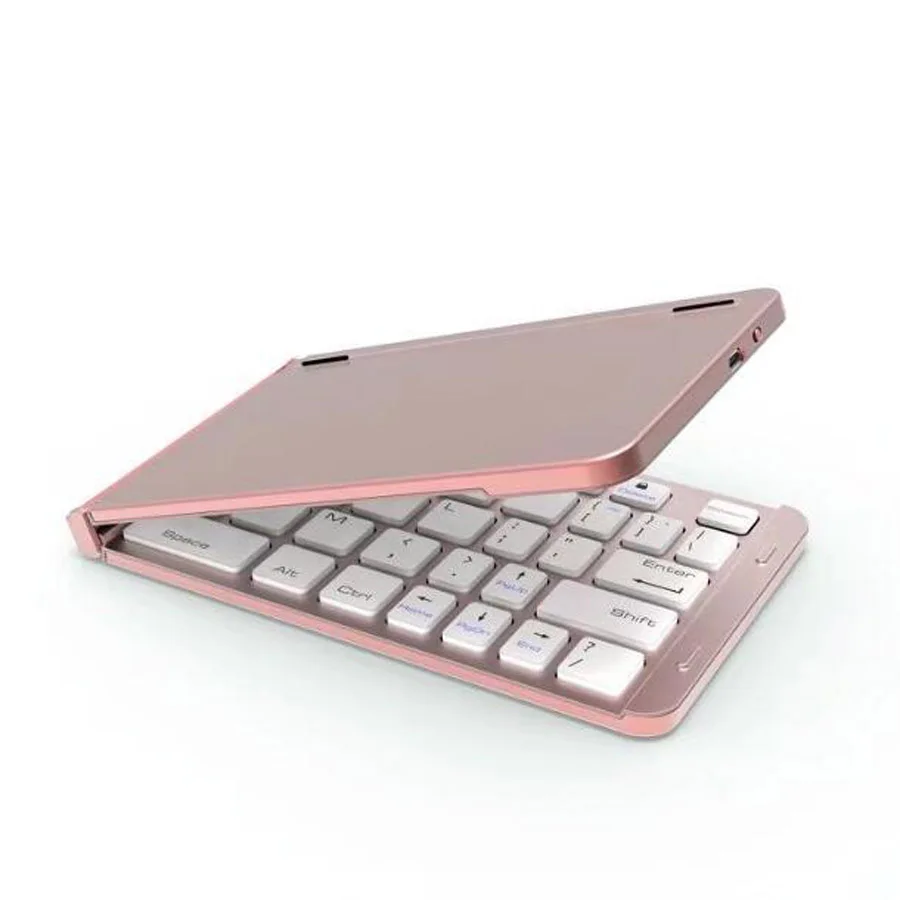 Newest Ultra Slim Aluminium F88 Two Fold Metal Folding Wireless