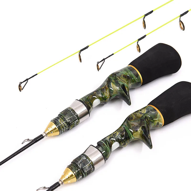 Mini Vara Para Barco de Camarão Enfrentar varas de Pesca de inverno
