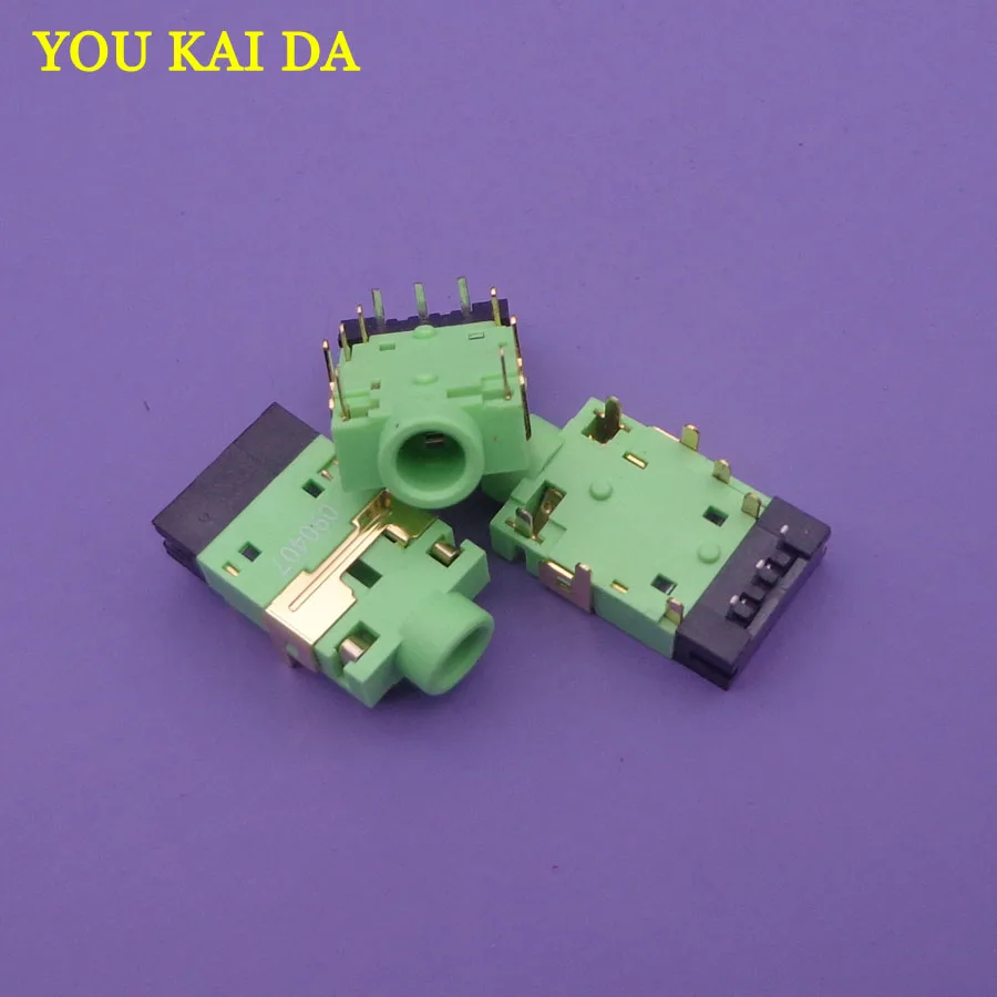 5pcs lot Headphone Audio Jack Connector for Lenovo LG Fujitsu Amilo Pa2548 V3515 Founder notebook Green