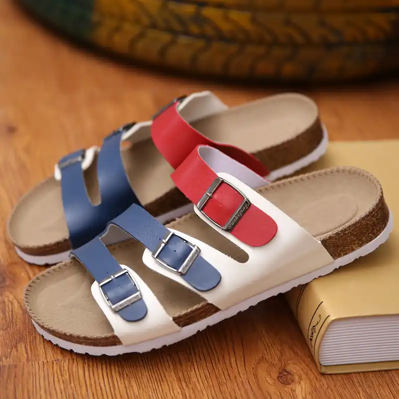 3 buckle sandals