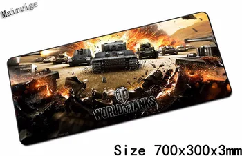 

Mairuige The Hottest Design World of Tanks Image Mouse Pad Pad Overlock Edge Big Gaming Mouse Pad Send Boy Friend The Best Gift